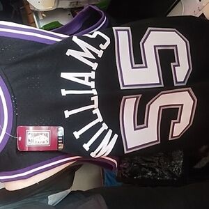 Sacramento Kings jersey Williams number 55 triple stitch Mitchell & Ness